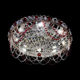 Люстра Каскад Ажур 700 мм красный в Симферополе