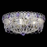 Люстра Каскад Ажур Фиолетовая белая в Симферополе