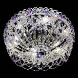 Люстра Каскад Ажур Фиолетовая белая в Симферополе