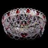 Люстра Каскад Ажур Красная белая в Симферополе