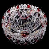 Люстра Каскад Ажур Красная белая в Симферополе