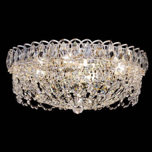 Люстра Каскад Ажур белая в Симферополе Гусь Хрустальный