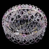 Люстра Каскад Ажур Розовая белая в Симферополе