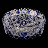 Люстра Каскад Ажур Синяя белая в Симферополе