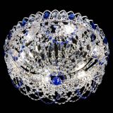 Люстра Каскад Ажур Синяя белая в Симферополе