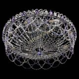 Люстра Каскад Ажур 700 мм фиолетовый в Симферополе