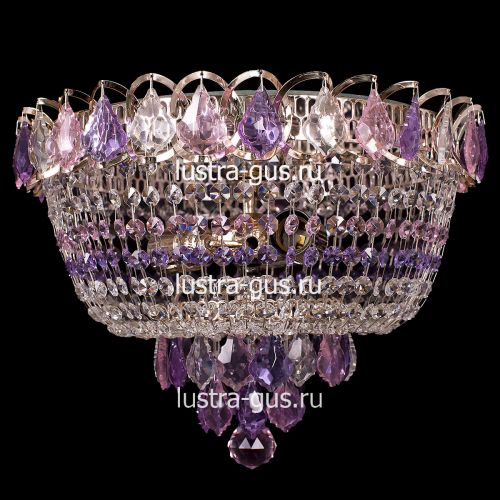 Люстра Катерина дубик цветная в Симферополе Гусь Хрустальный