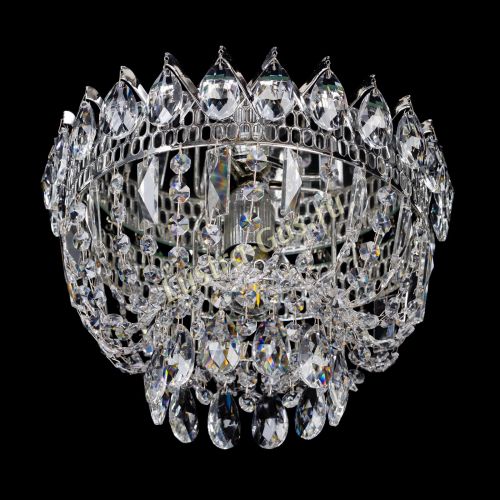 Люстра Катерина Корона журавлик - 1 лампа  в Симферополе Гусь Хрустальный