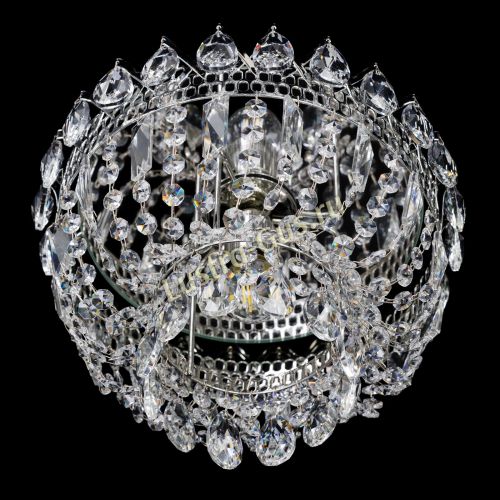 Люстра Катерина Корона журавлик - 1 лампа  в Симферополе Гусь Хрустальный