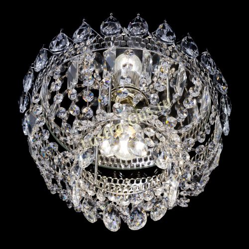 Люстра Катерина Корона журавлик - 1 лампа  в Симферополе Гусь Хрустальный