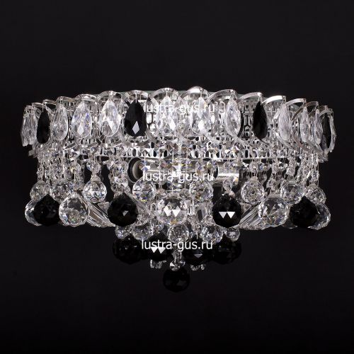 Люстра Катерина шар черная в Симферополе Гусь Хрустальный