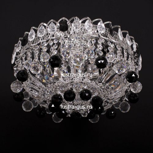 Люстра Катерина шар черная в Симферополе Гусь Хрустальный