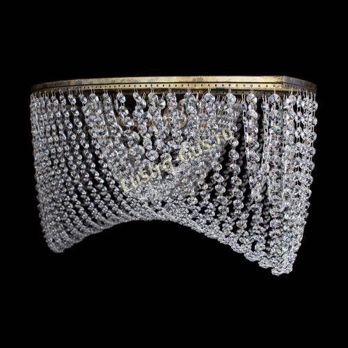 Люстра Хрустальная Волна под бронзу в Симферополе Гусь Хрустальный