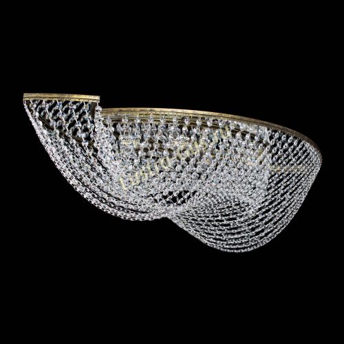 Люстра Хрустальная Волна под бронзу в Симферополе Гусь Хрустальный