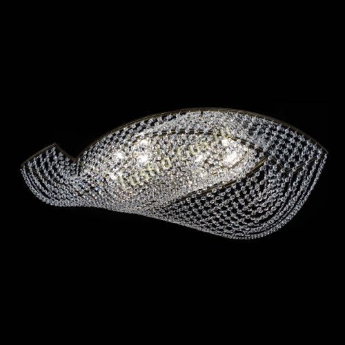 Люстра Хрустальная Волна под бронзу в Симферополе Гусь Хрустальный