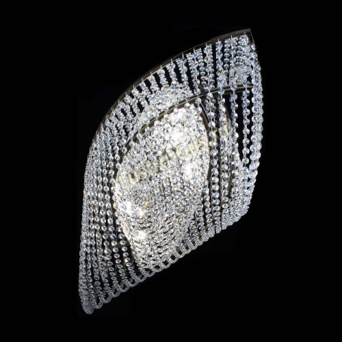 Люстра Хрустальная Волна под бронзу в Симферополе Гусь Хрустальный