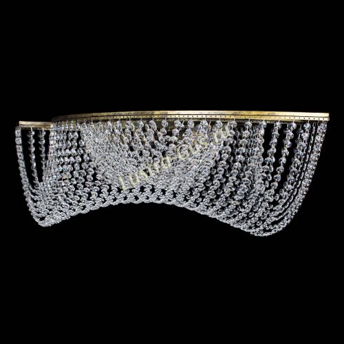 Люстра Хрустальная Волна под бронзу в Симферополе Гусь Хрустальный