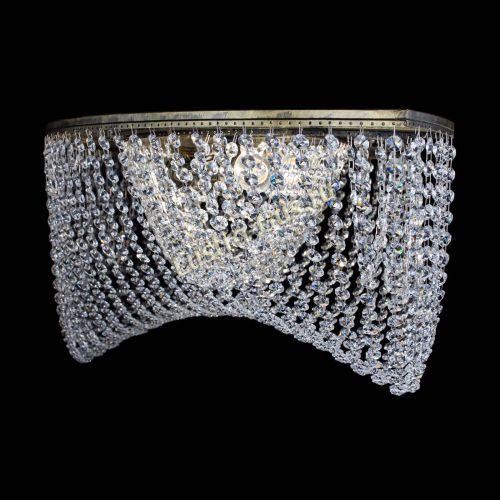 Люстра Хрустальная Волна под бронзу в Симферополе Гусь Хрустальный