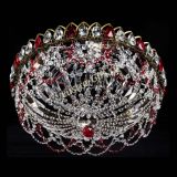 Люстра Хрустальный Каскад Ажур под бронзу Красная в Симферополе