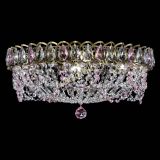 Люстра Хрустальный Каскад Ажур под бронзу Розовая в Симферополе