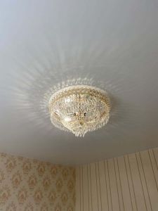 Люстра Хрустальный Каскад Перо в Симферополе отзыв и фото покупателя