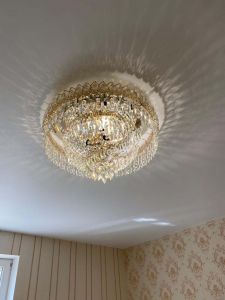 Люстра Хрустальный Каскад Перо в Симферополе отзыв и фото покупателя