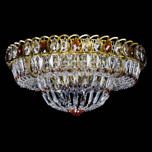 Люстра Кольцо Классика Пластинка чайная под бронзу в Симферополе Гусь Хрустальный