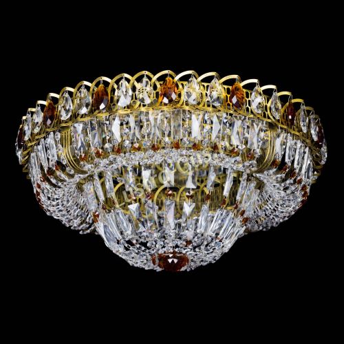 Люстра Кольцо Классика Пластинка чайная под бронзу в Симферополе Гусь Хрустальный