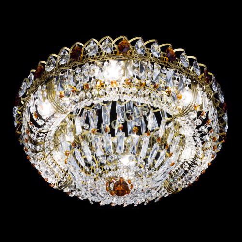 Люстра Кольцо Классика Пластинка чайная под бронзу в Симферополе Гусь Хрустальный