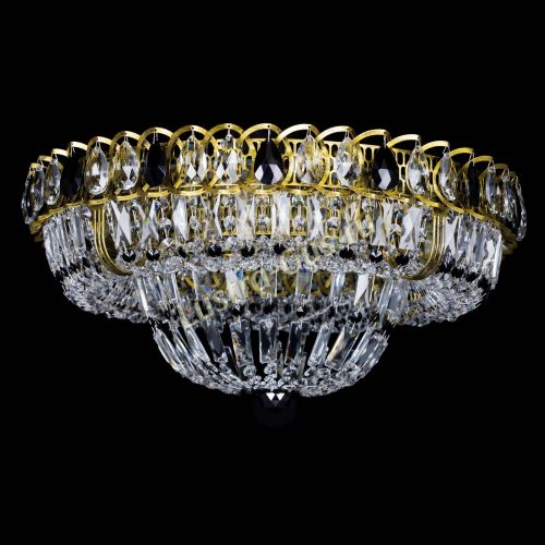 Люстра Кольцо Классика Пластинка черная под бронзу в Симферополе Гусь Хрустальный