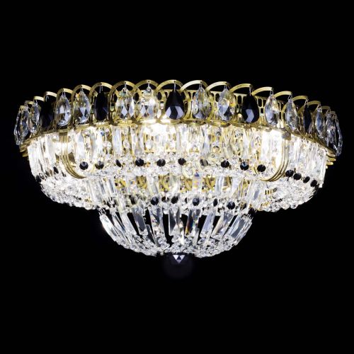 Люстра Кольцо Классика Пластинка черная под бронзу в Симферополе Гусь Хрустальный