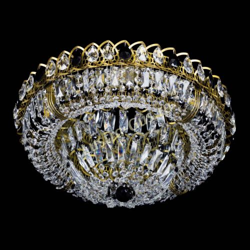 Люстра Кольцо Классика Пластинка черная под бронзу в Симферополе Гусь Хрустальный