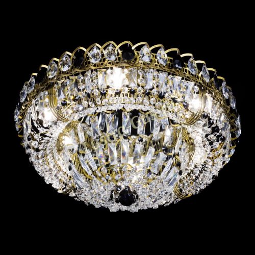 Люстра Кольцо Классика Пластинка черная под бронзу в Симферополе Гусь Хрустальный