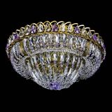 Люстра Кольцо Классика Пластинка фиолетовая под бронзу в Симферополе