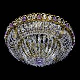Люстра Кольцо Классика Пластинка фиолетовая под бронзу в Симферополе