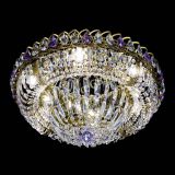 Люстра Кольцо Классика Пластинка фиолетовая под бронзу в Симферополе