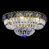 Люстра Кольцо Классика Пластинка синяя под бронзу в Симферополе