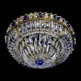 Люстра Кольцо Классика Пластинка синяя под бронзу в Симферополе