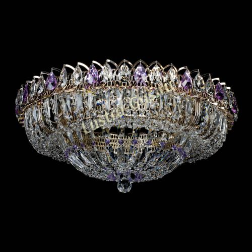 Люстра Кольцо Классика Пластинка фиолетовая в Симферополе Гусь Хрустальный