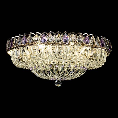 Люстра Кольцо Классика Пластинка фиолетовая в Симферополе Гусь Хрустальный