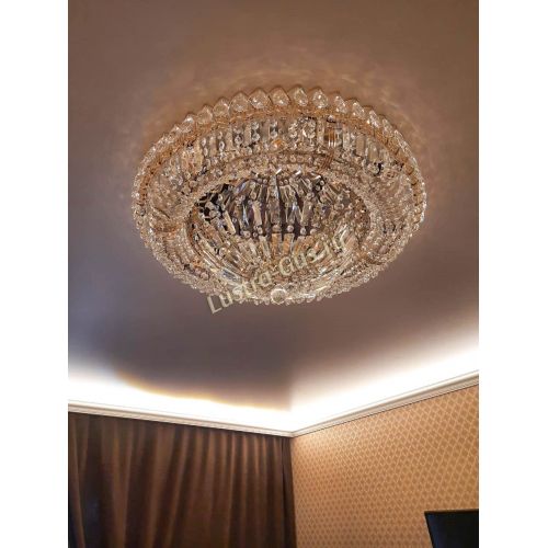 Люстра Кольцо Классика Пластинка 700 мм в Симферополе Гусь Хрустальный