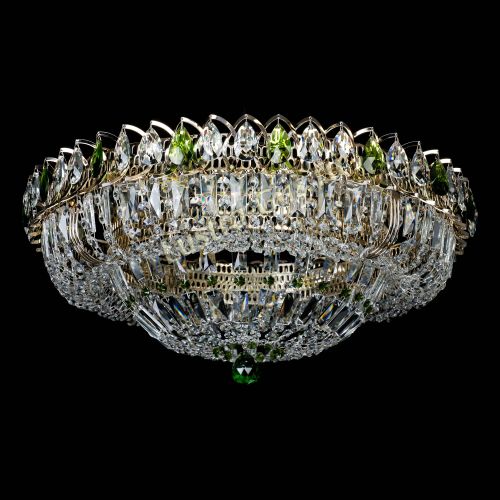 Люстра Кольцо Классика Пластинка зеленая в Симферополе Гусь Хрустальный