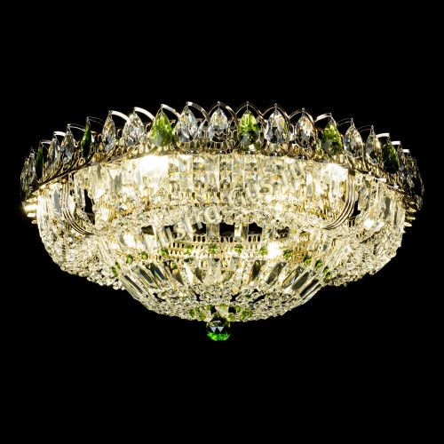 Люстра Кольцо Классика Пластинка зеленая в Симферополе Гусь Хрустальный