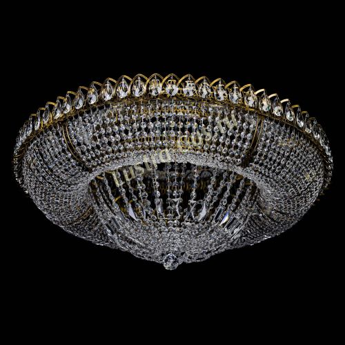 Люстра Кольцо Классика 10 ламп под бронзу в Симферополе Гусь Хрустальный