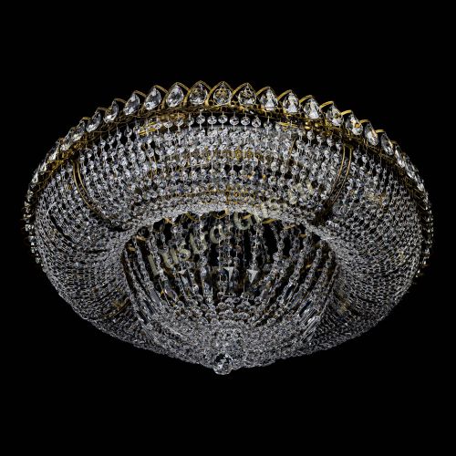 Люстра Кольцо Классика 10 ламп под бронзу в Симферополе Гусь Хрустальный