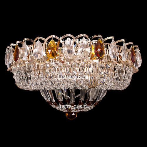 Люстра Кольцо Классика цветная в Симферополе Гусь Хрустальный