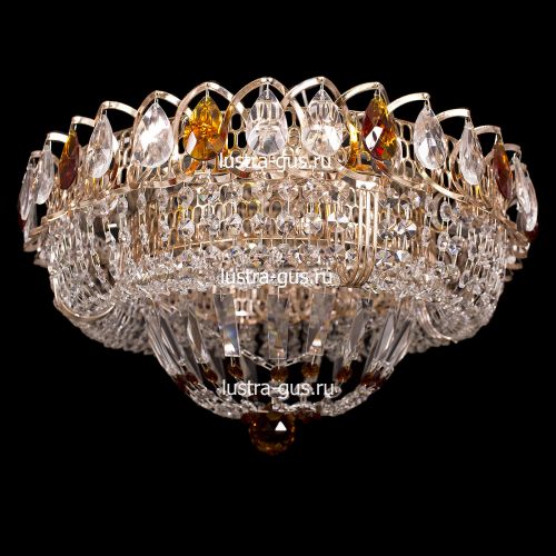 Люстра Кольцо Классика цветная в Симферополе Гусь Хрустальный