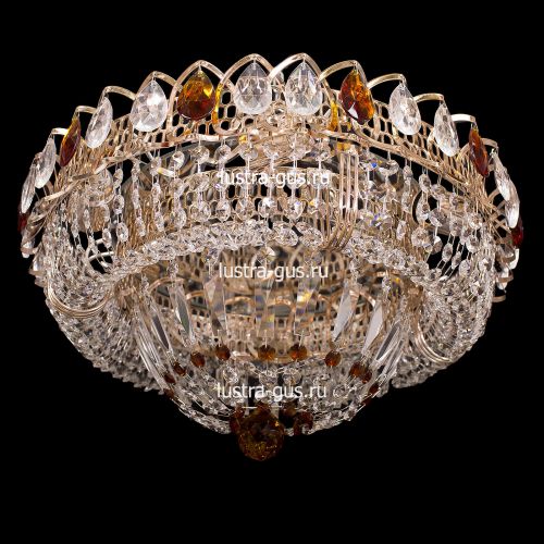 Люстра Кольцо Классика цветная в Симферополе Гусь Хрустальный