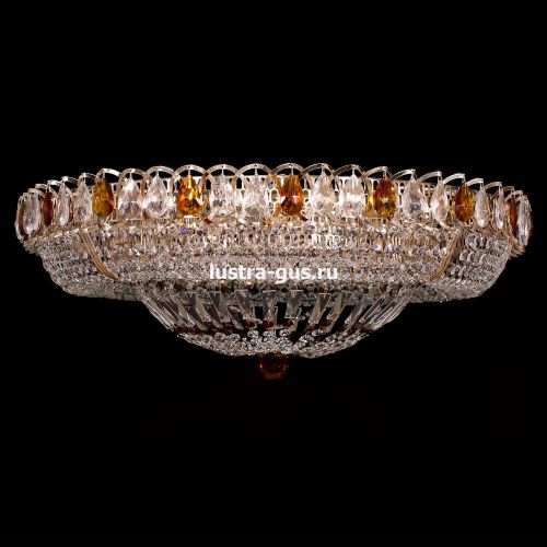 Люстра Кольцо Классика цветная в Симферополе Гусь Хрустальный