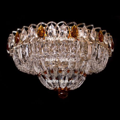 Люстра Кольцо Классика Пластинка цветная в Симферополе Гусь Хрустальный